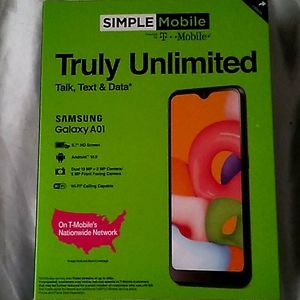 Simple Mobile® Samsung® Galaxy™ A01, 16 GB, Black